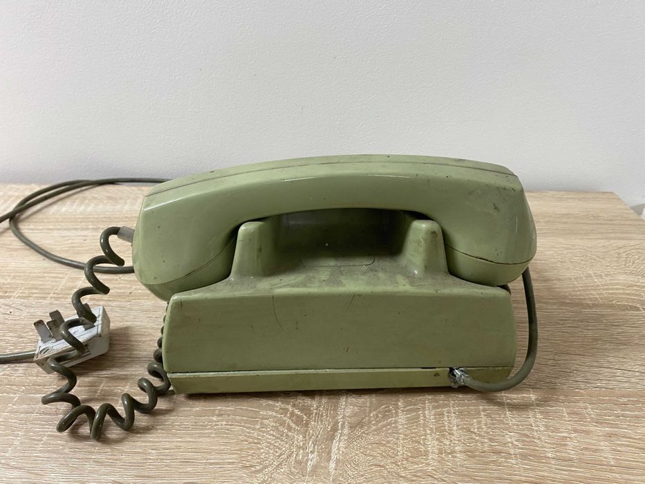 Telefon Stacjonarny Aparat Telefoniczny Elektrim Aster-72 Zielony PRL