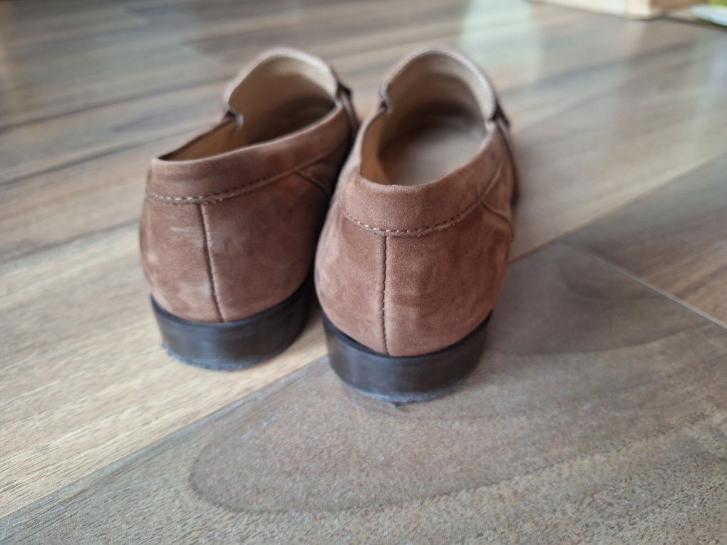 Mokasyny welurowe r.35 - 35,5