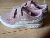 Buty zamszowe puma 28 pudrowy róż