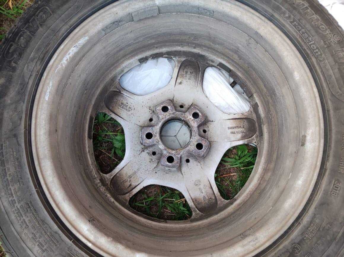 Оригинальные диски, зимняя резина на Mercedes Мерседес Е 211, R16