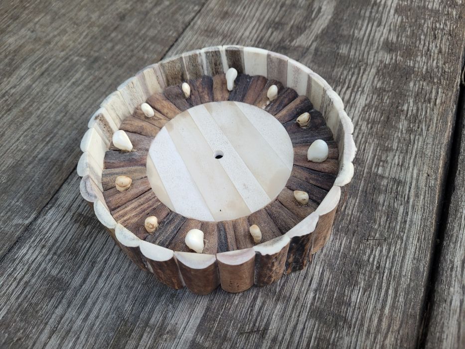 Zegar z poroza do rękodzieła grandle rogi poroze jelenia mysliwski