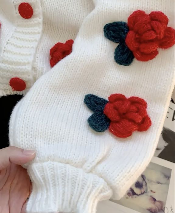 Kardigan sweter rozm M/L nowy Cieplutki