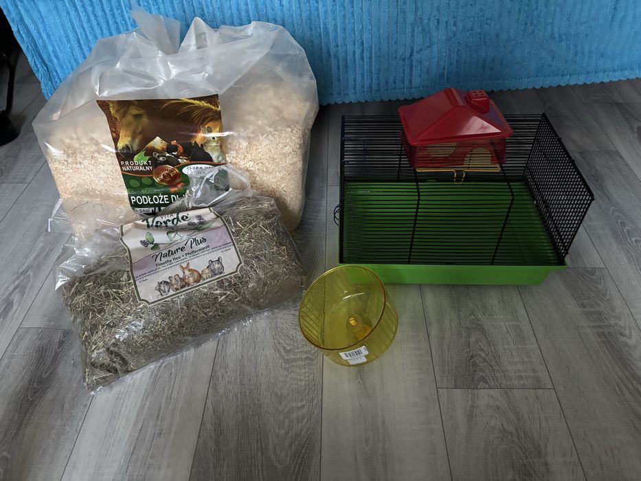 klatka dla gryzoni + akcesoria