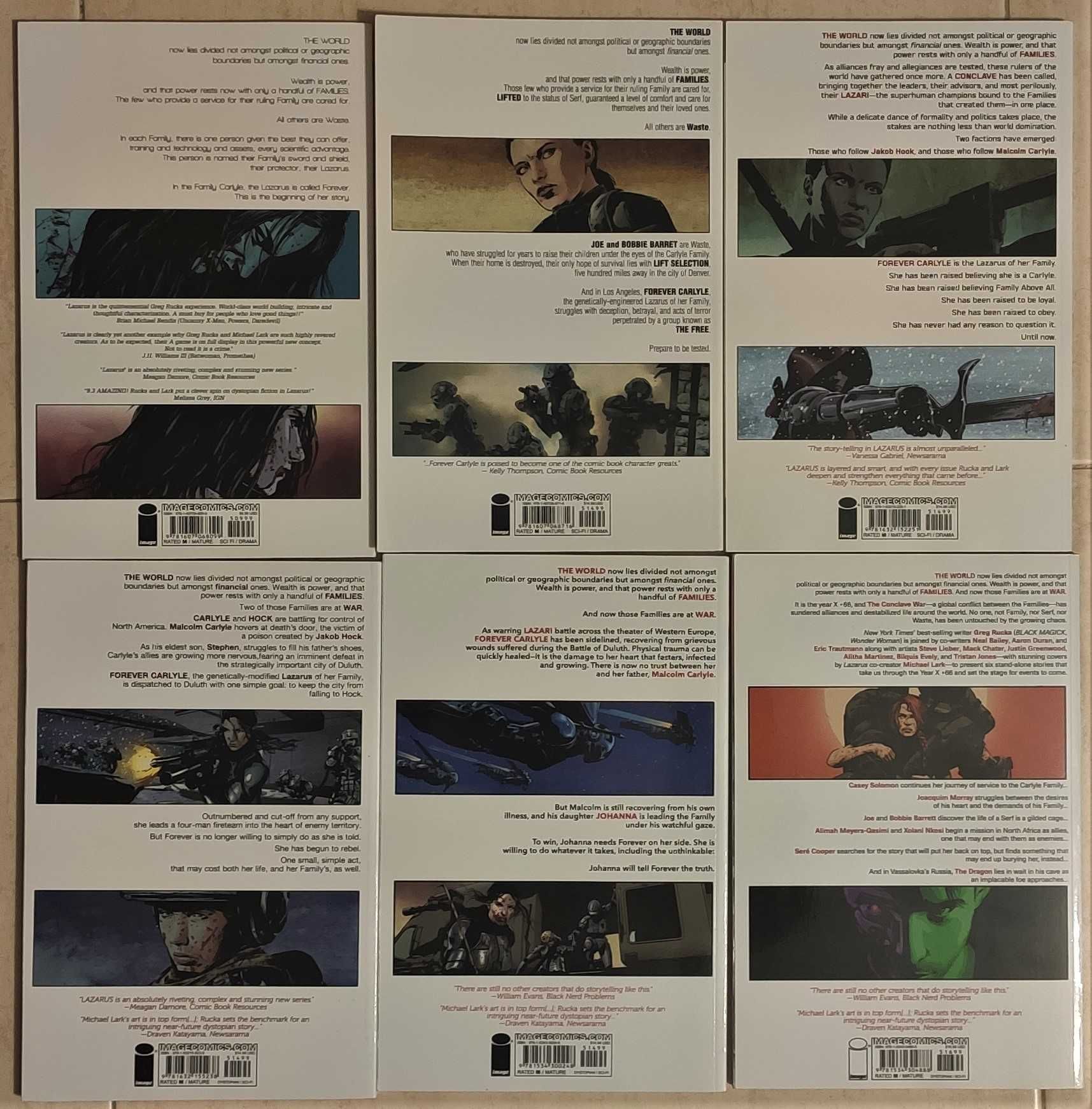 Lazarus 1-5 and X+66