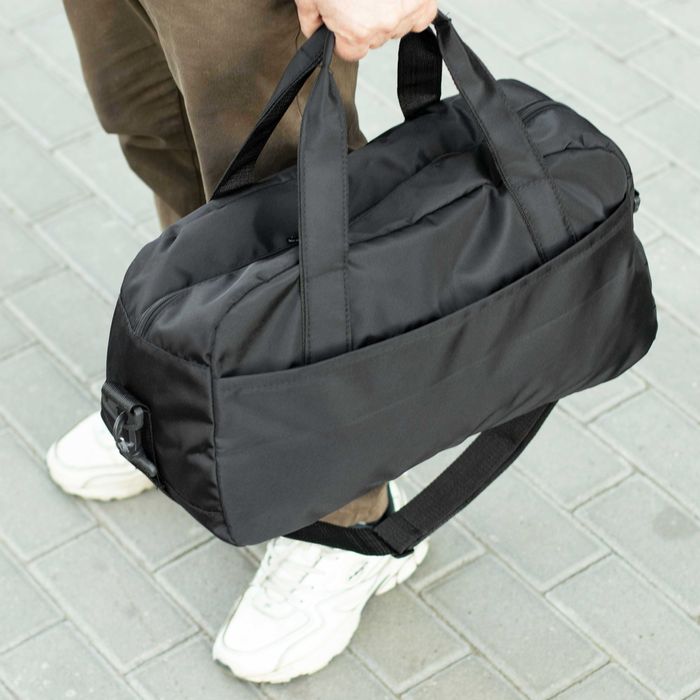 Спортивна сумка Ego  чорного кольору для тренувань і  фітнесу