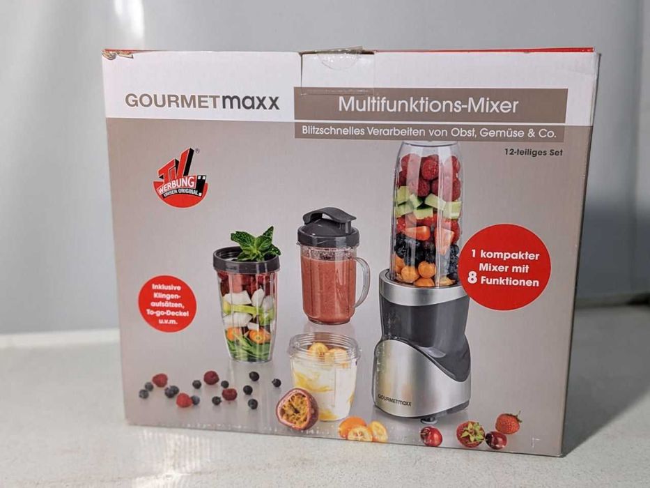 GOURMETmaxx Multifunktions-Mixer — компактний блендер 8 в 1
