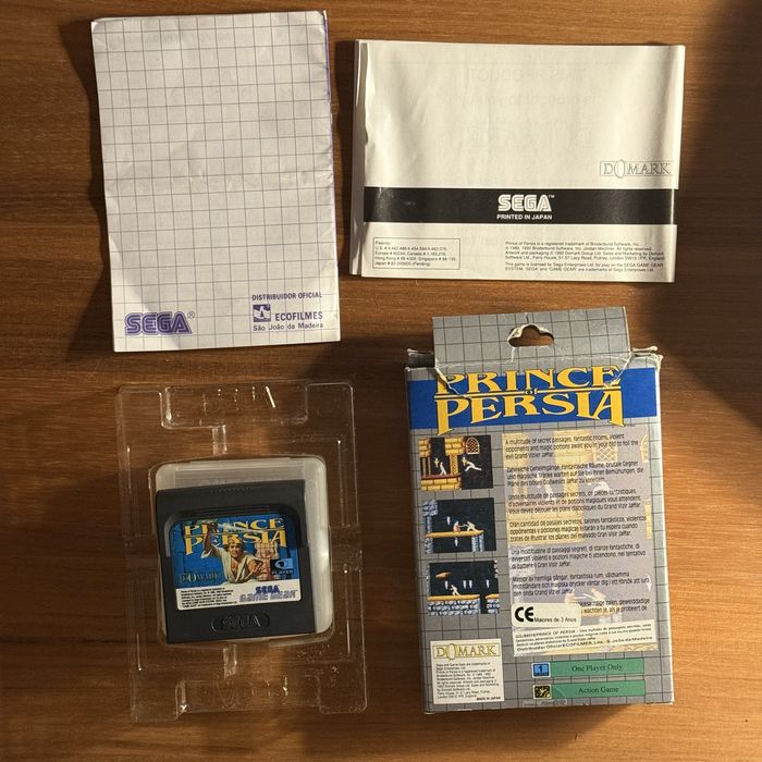 Prince of Persia Sega Game Gear jogo completo