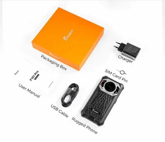 Смартфон Oukitel FOSSIBOT F101 Pro кожа крокодила 10600mAh 8/128Gb NFC