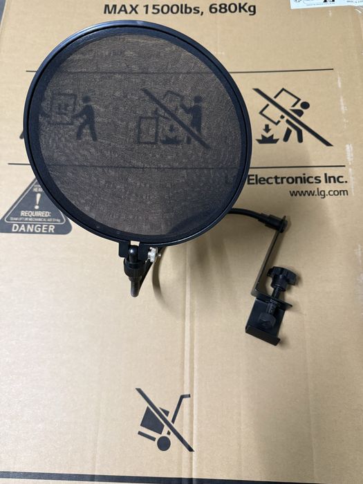 Filtro POP para microfone