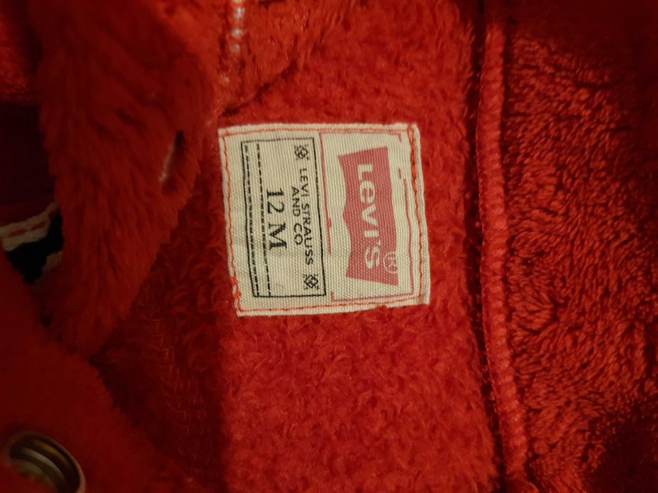 ciepła oryginalna bluza Levi's 80-86