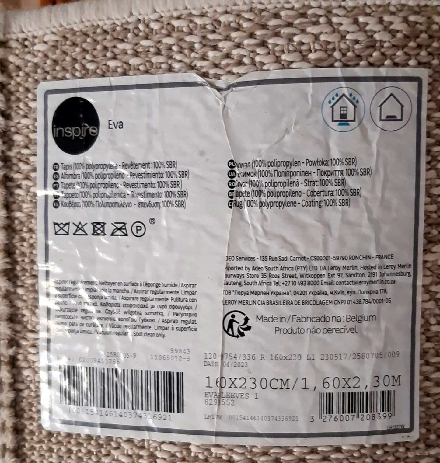 Tapete design, pouquissimo uso, como novo