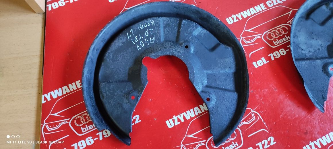 Osłona Osłony Tarcz Hamulcowych Audi A4 B7 Kombi Blask Gołdap