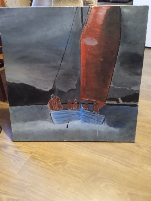 Obraz olejny piekny 60 x 60 Do sypialni pokoju