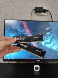 (Замовлено) Оперативная память Kingston Fury Beast DDR4 8GB (2x4) 3200