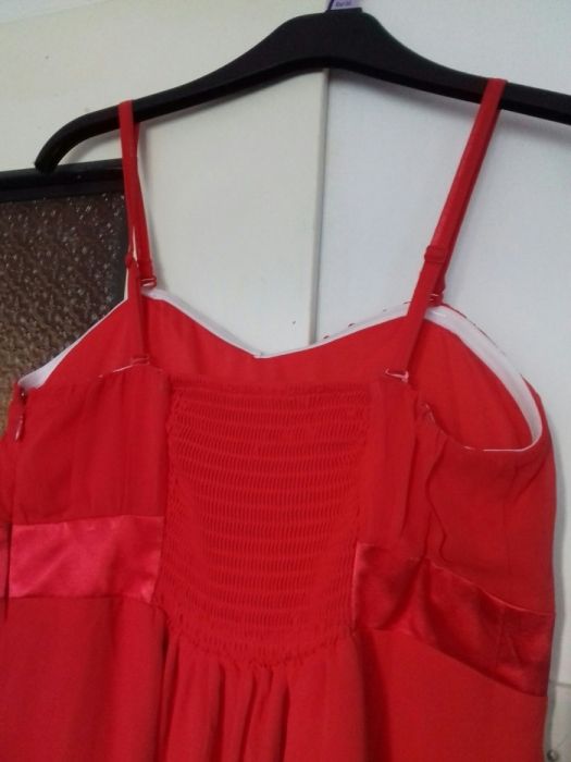 Czerwona suknia sukienka wieczorowa bodyflirt 38 M 40 L wesele balowa