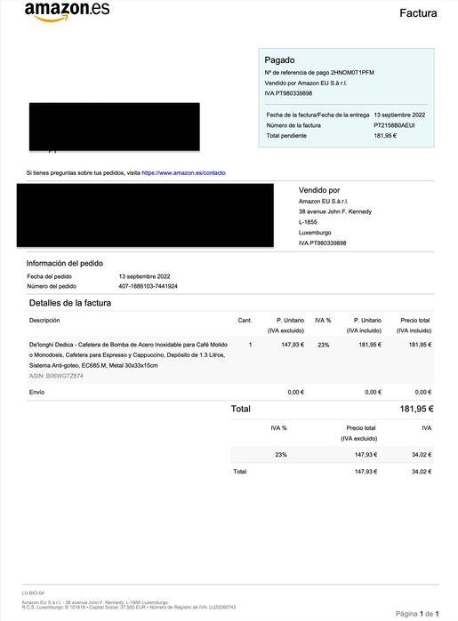 Maquina de Café DeLongui Dedica EC685 Metal