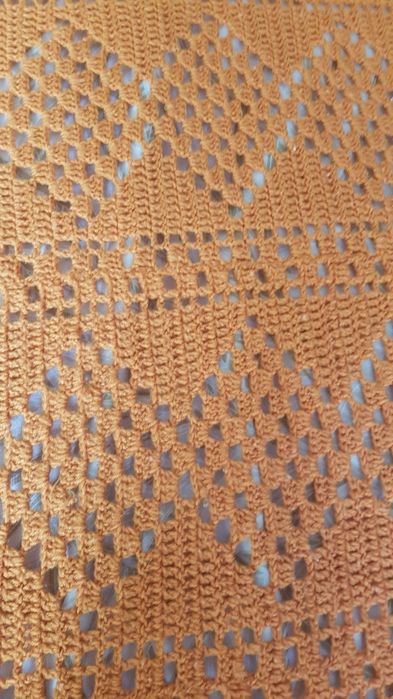 Colcha em lã feita à mão