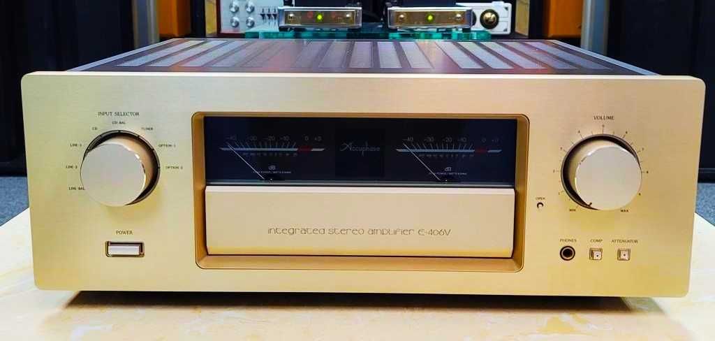 Wzmacniacz Accuphase e 406v stan idealny Certyfikat jakości jak nowy