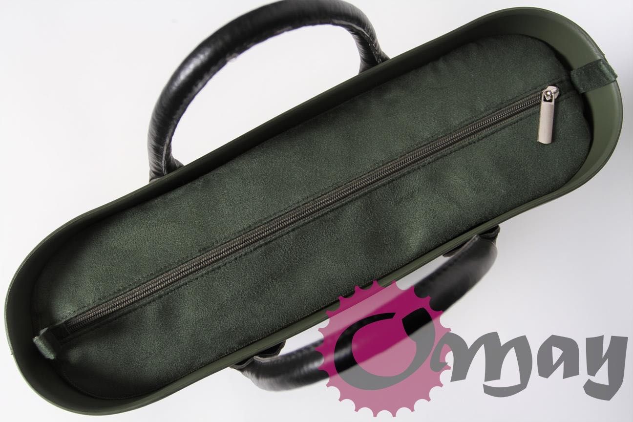 organizer OBAG STANDARD ekozamsz khaki 2 kieszenie wkład OMAY