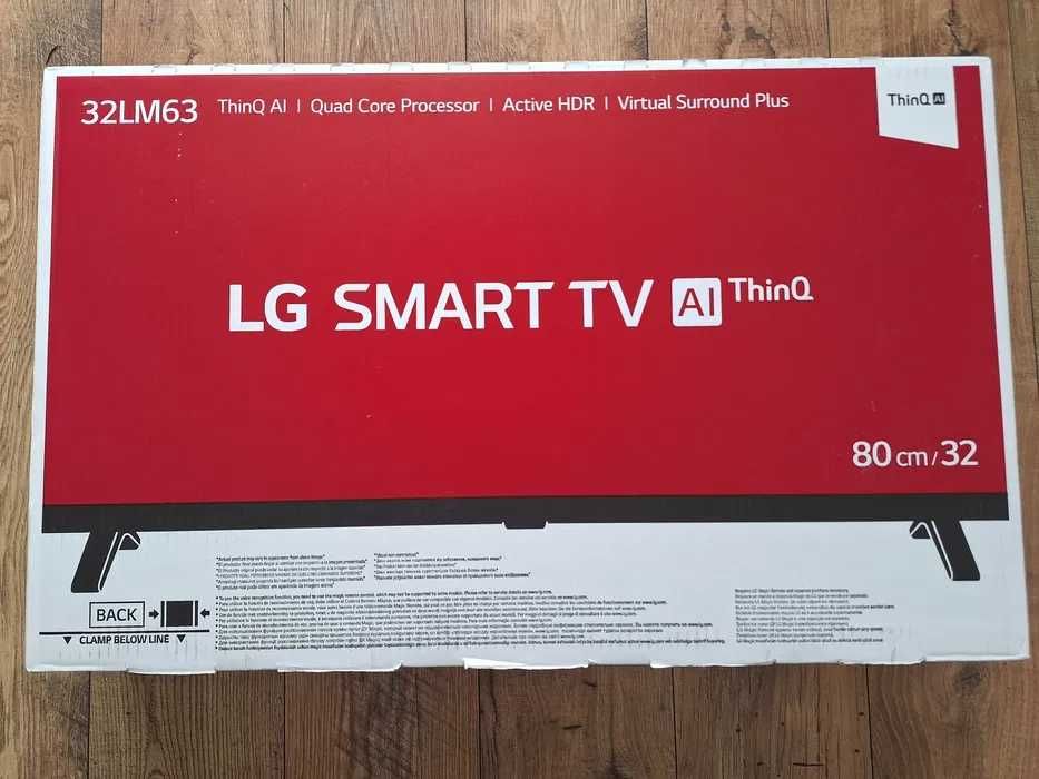 Telewizor LG SMART TV 32LM63 NOWY!