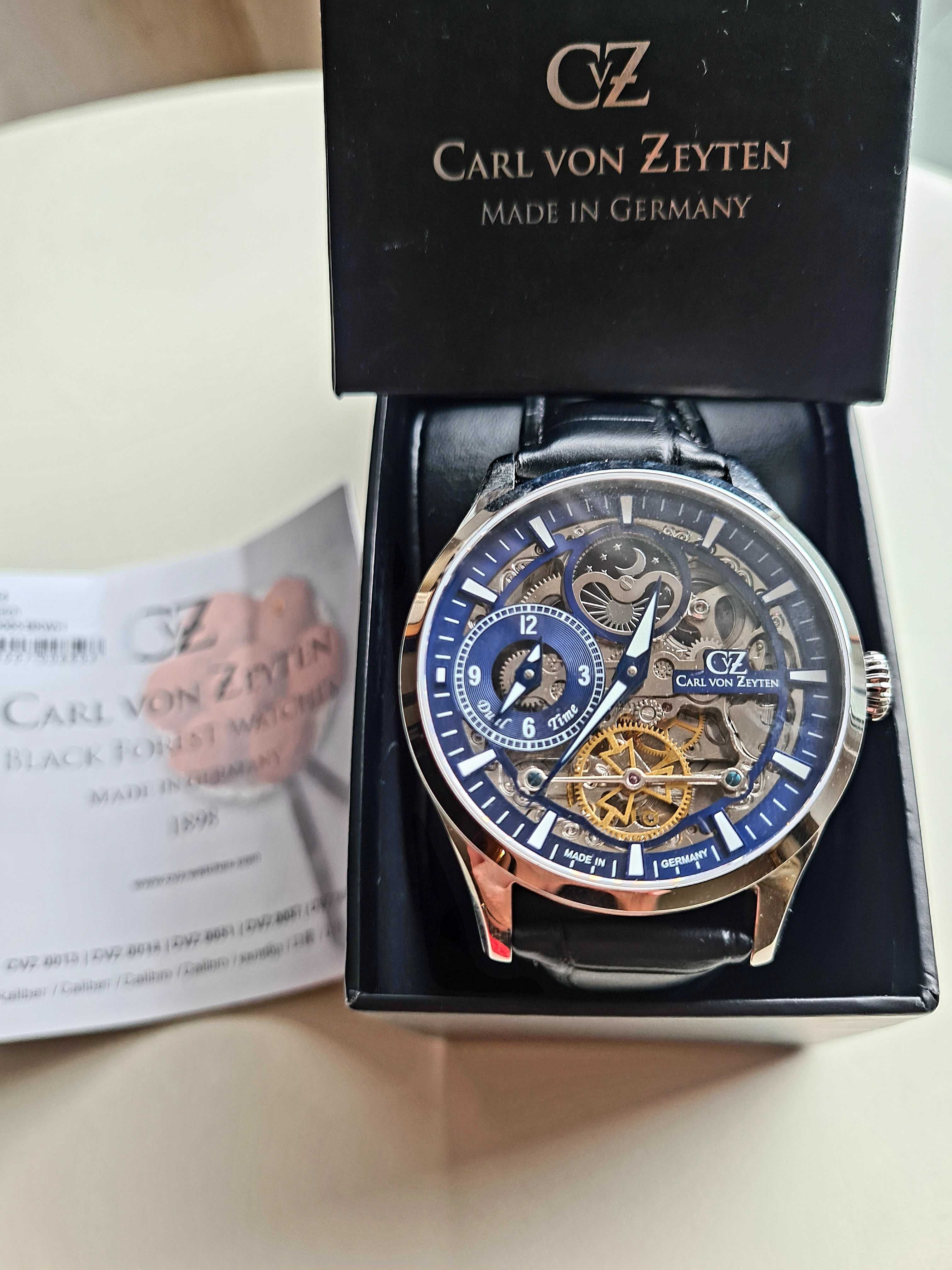 Carl von Zeyten Freiburg Skeleton Automatic, luksusowy zegarek męski!