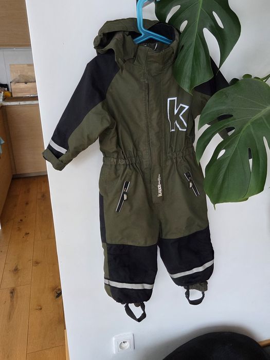 Kaxs Proxtec Kappahl r.92 kombinezon zimowy khaki