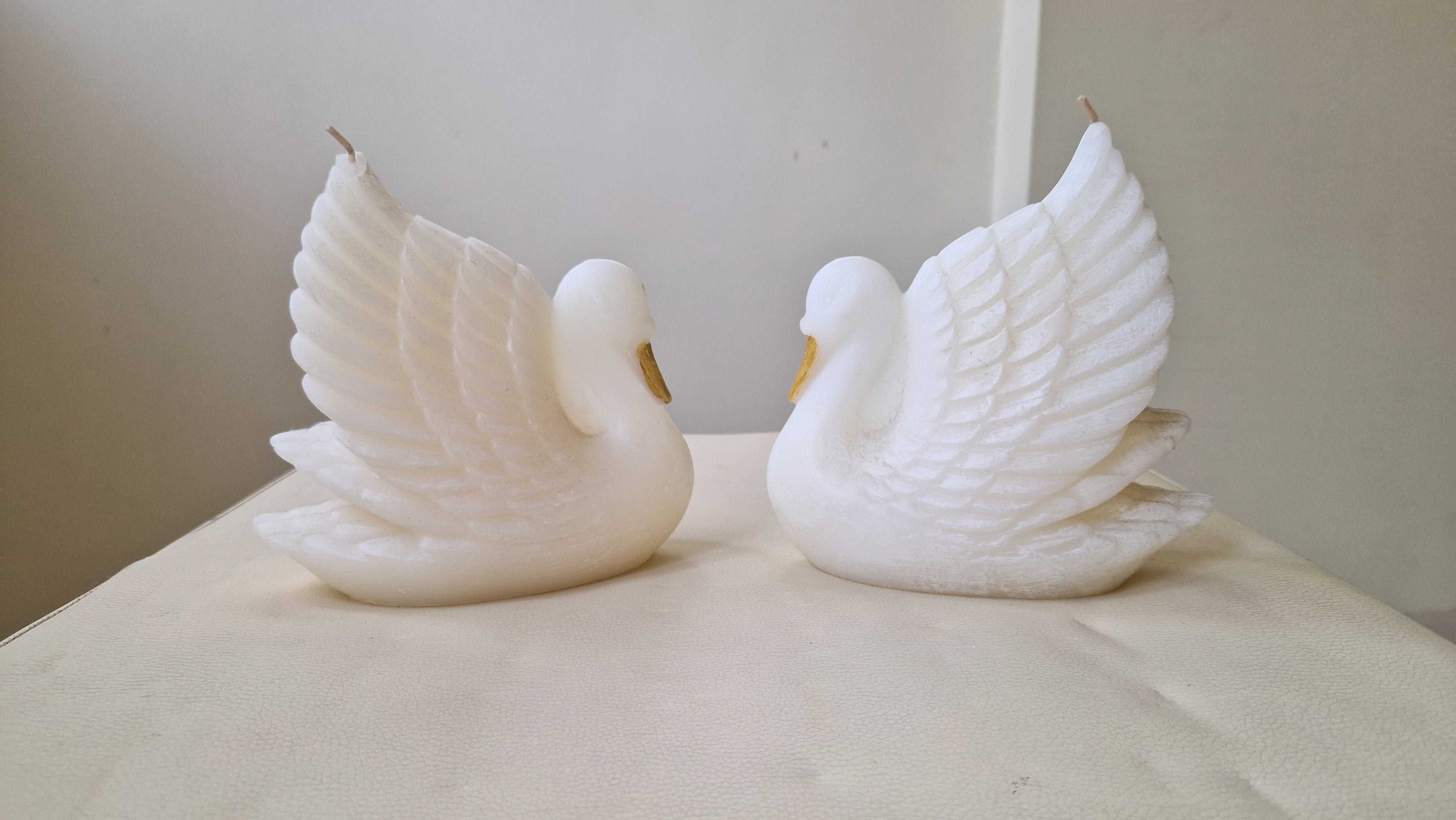 2 velas em forma de Cisne da Zara Home