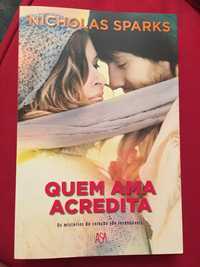 Livro Nicholas Sparks