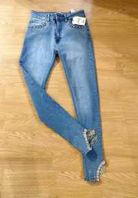 Ексклюзивні джинси з мерехтливими вюсюльками