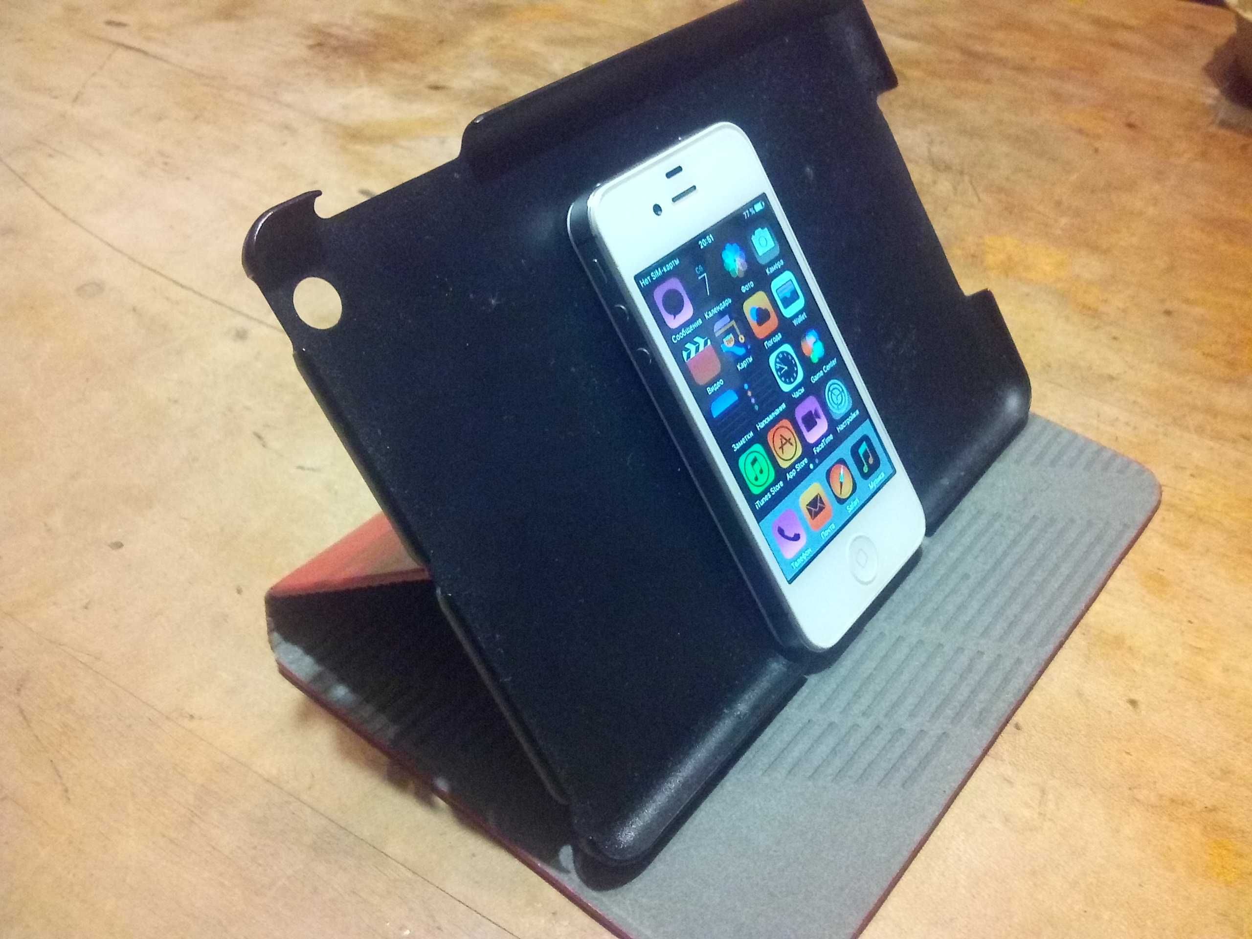 Чехол-подставка для планшета/телефона iPhone и др.