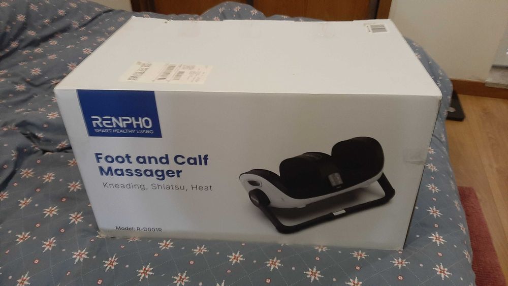 Massageador de pés e gêmeos