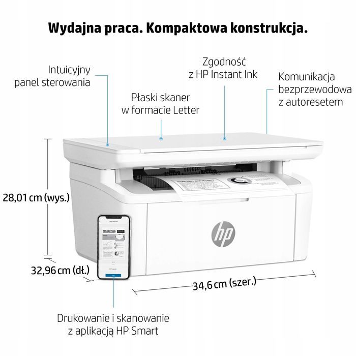 Drukarka wielofunkcyjna laserowa (mono) HP LaserJet M140w