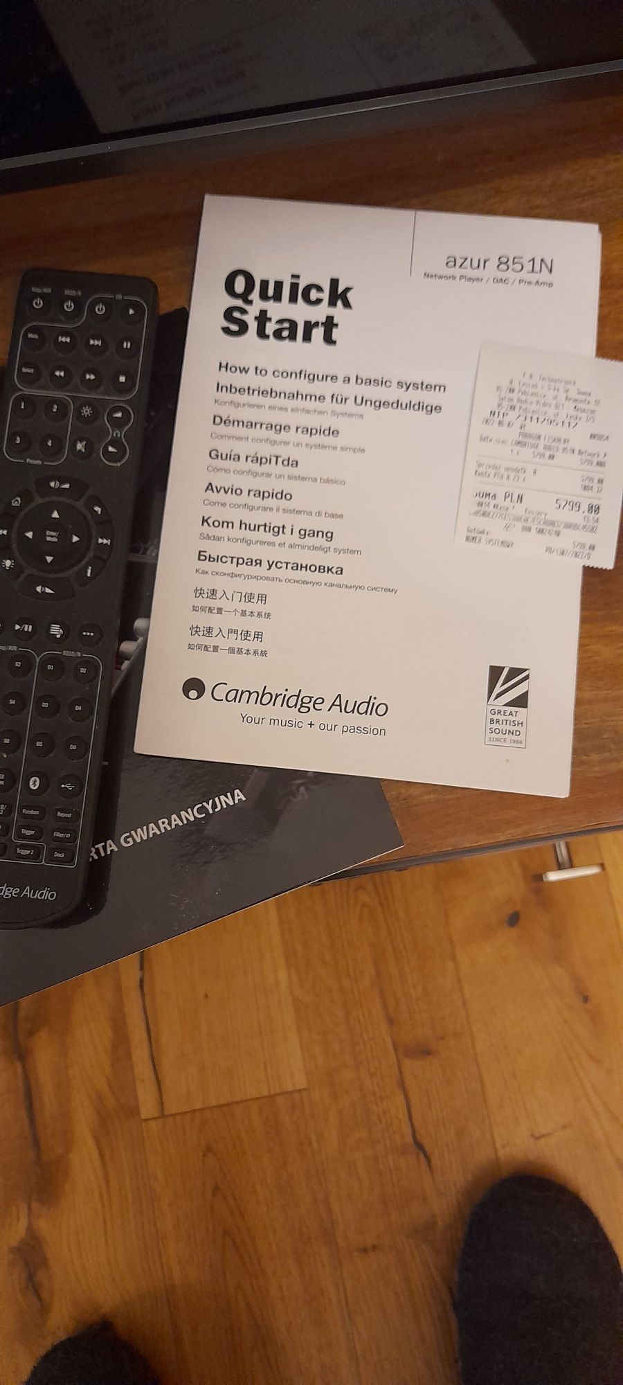 Sprzedam odtwarzacz strumieniowy Cambridge 851n