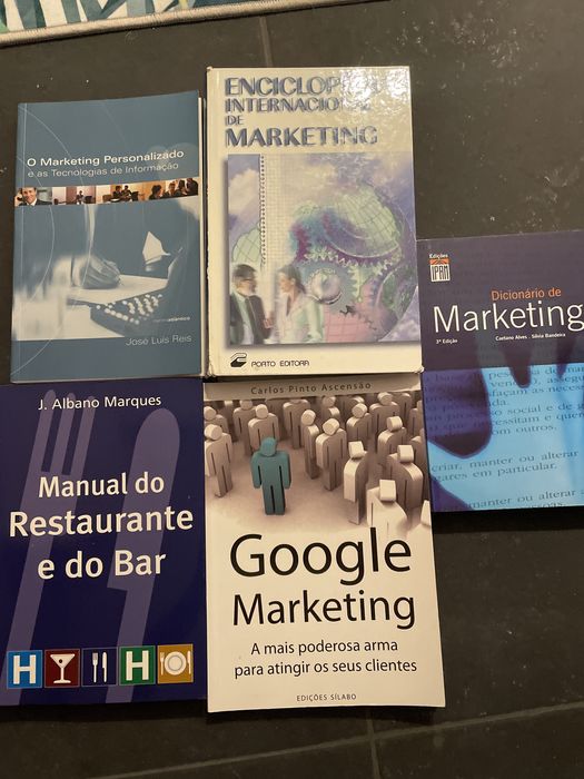 Livros tecnicos de Marketing individual ou grupo