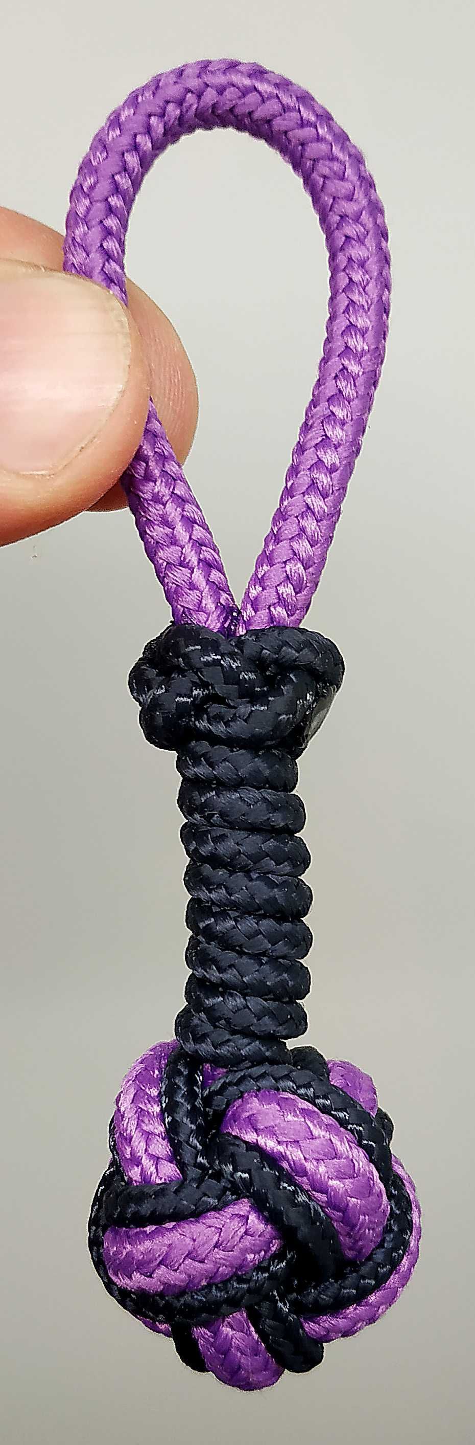 Piękna kulka fi 2 cm pleciona bosmanka gadżet żeglarski knot