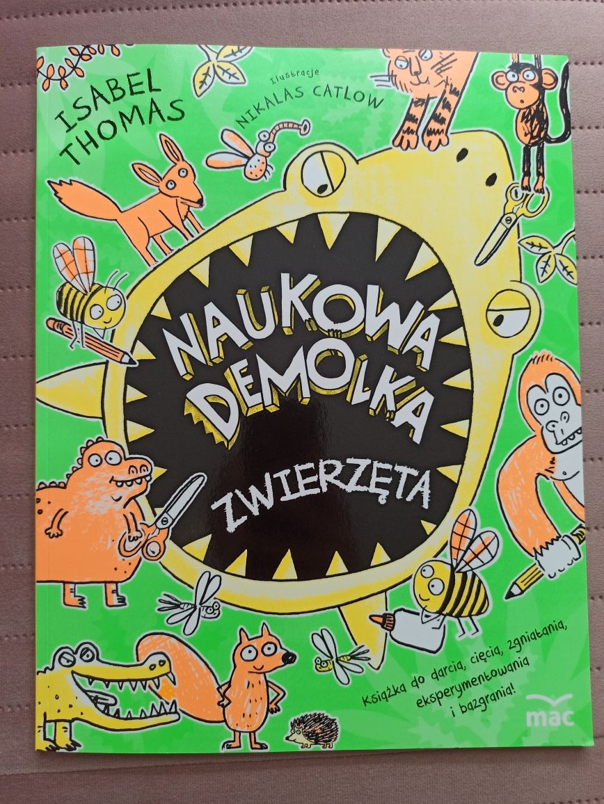 Książka dla dzieci "Naukowa Demolka"