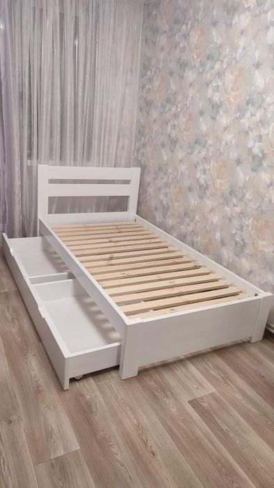 Ліжко односпальне, еко кровать из дерева, лофт Loft кровать