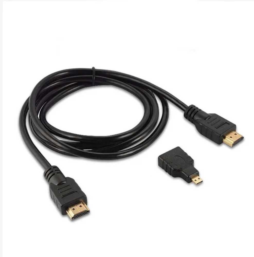 Продам Кабель HDMI - HDMI 1.4 + адаптер HDMI - Micro HDMI для RPI 5