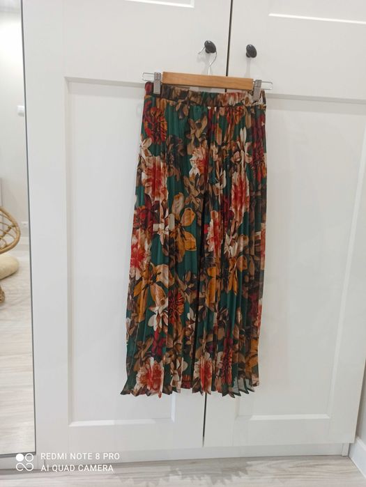 Reserved spódnica plisowana XS/S piękna jesienna