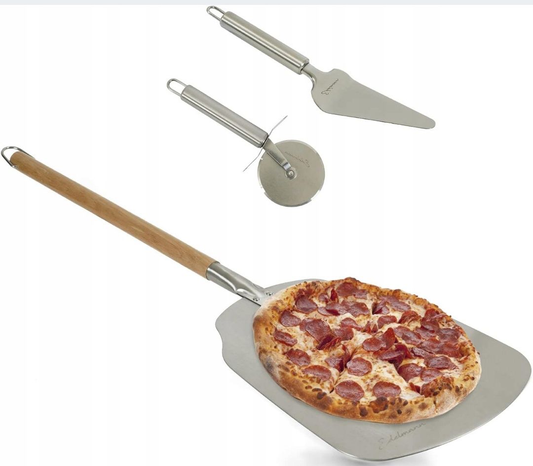 Zestaw łopatek do pizzy Edelmann Premium łopata z długą rączką pizza
