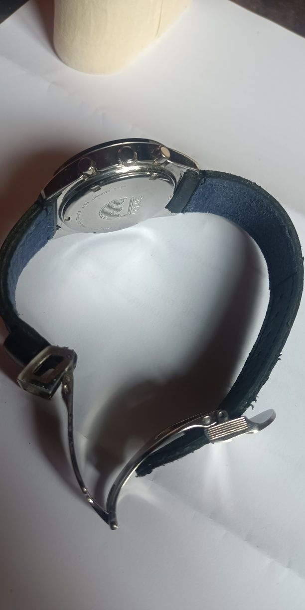 Zegarek lorus by Seiko hronograf na skórzanym pasku