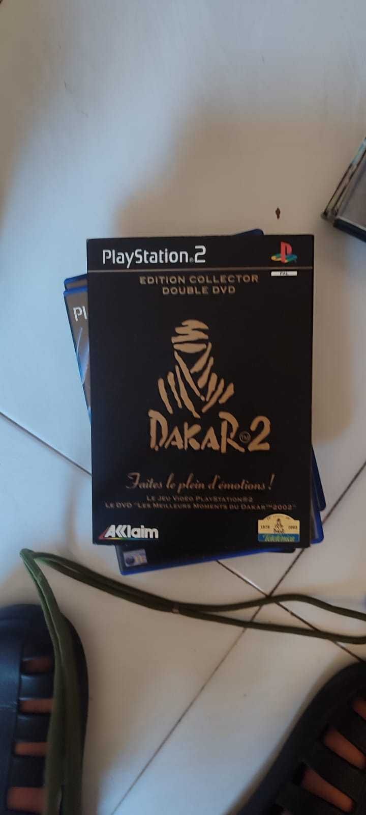 Jogo PS2 Dakar edição colecionador