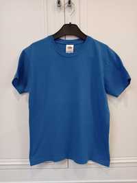 Koszulka niebieska dla chłopca 128
