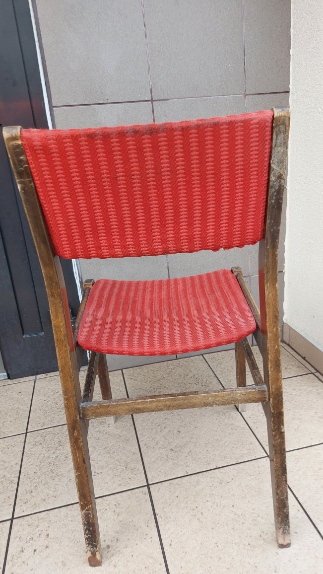 Krzesła PRL retro vintage lata 70te