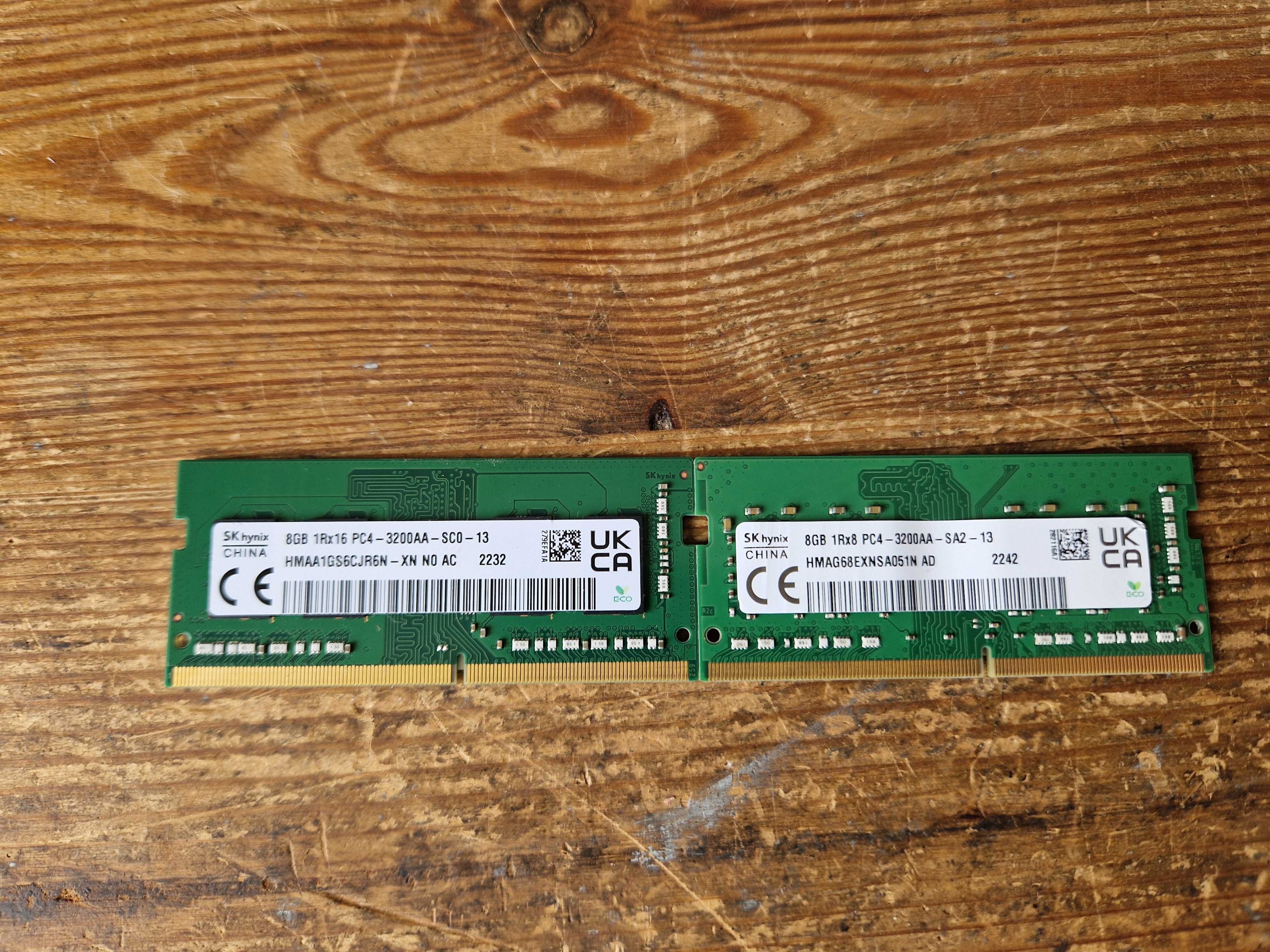 Pamięć RAM DDR4 SK Hynix  PC4-3200AA-SA2-11 N0 AC 8 GB (3019,20)
