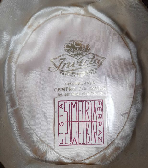 Chapéu Feltro Lã Aba Simetria Autor Invicta Chapelaria Centro da Moda