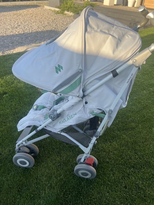 Wózek spacerowka Maclaren techno xlr szaro zielony
