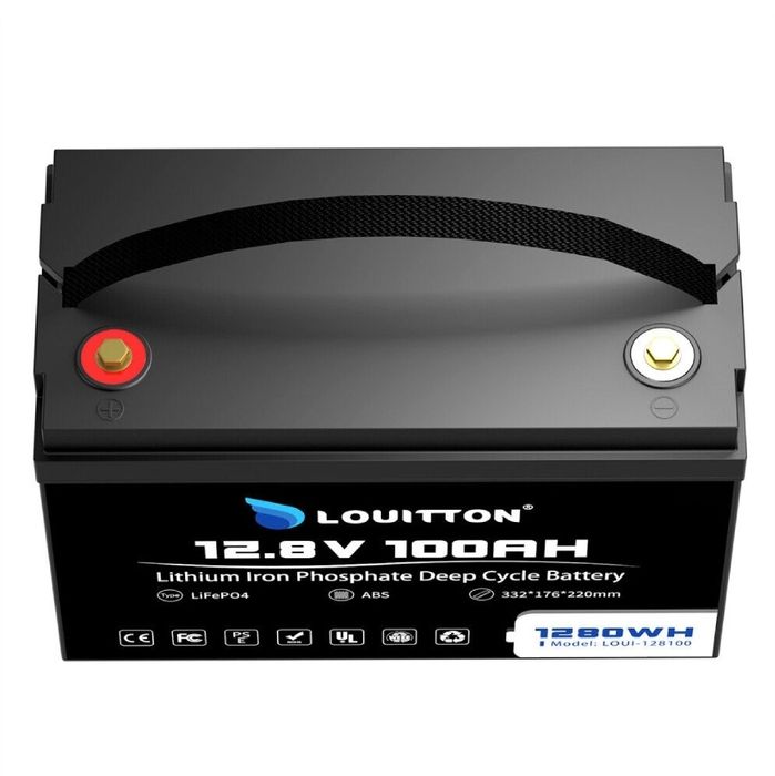 Акумулятор для ДБЖ/інвертора Louitton LiFePO4 12.8V 100Ah. Гарантія!