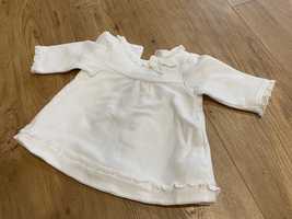 Sukienka na chrzest dla dziecka, sukienka biała r.62
