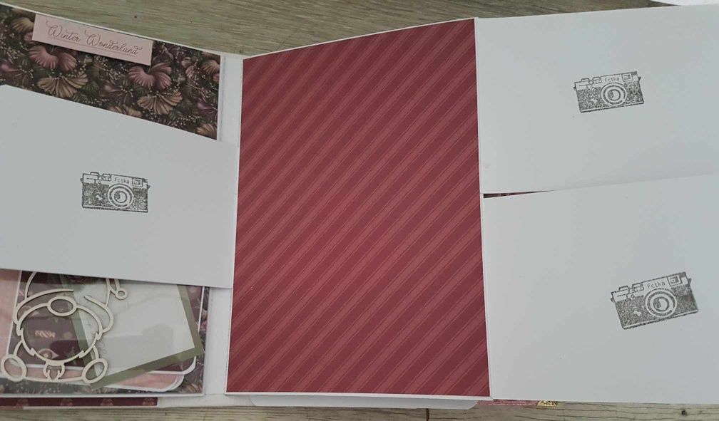 Album świąteczny ręcznie robiony